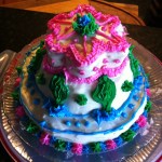 BOOM! Home-made birthday cake. 