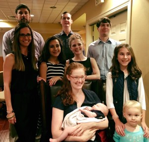 All the grandkids and great grandkids - plus Brian and minus my cousin Evans who passed away in 2013, but who was definitely there in spirit